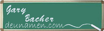 Gary Bacher Visitenkarte